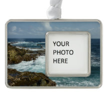 De Rocky Coast and Blue Ocean van Aruba