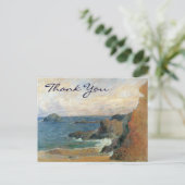 De Rocky Coast van Gauguin Briefkaart (Staand voorkant)