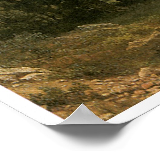 De Rocky Mountains, Lander's Peak 1863 Poster (Hoek)