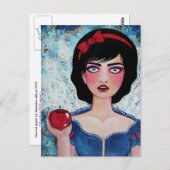 De rode appel briefkaart (Voorkant / Achterkant)