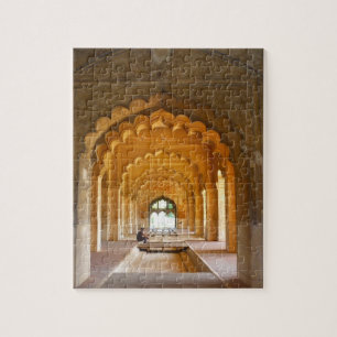 de rode archipel van delhi fort legpuzzel