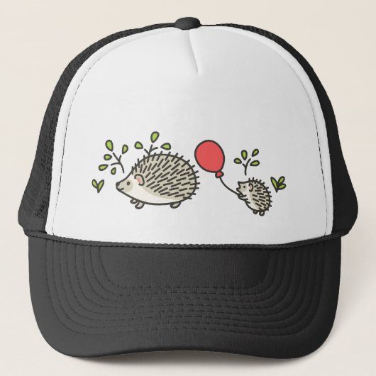 De rode ballon van baby Hedegel Trucker Pet (Voorkant)