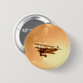 De Rode Baron Ronde Button 5,7 Cm (Voorkant /achterkant)