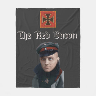 De Rode Baron WOI Fleece Deken