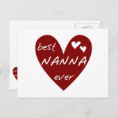 De rode Beste ooit t-shirts Nanna en de Giften van Briefkaart (Voorkant / Achterkant)