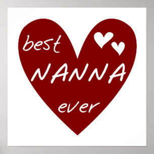 De rode Beste ooit t-shirts Nanna en de Giften van Poster