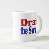 De rode blauwe halve tekst van het moeras tekenen extra grote beker (Voorkant rechts)