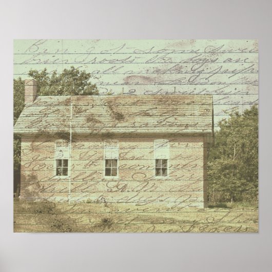 De Rode Brick School Poster (Voorkant)