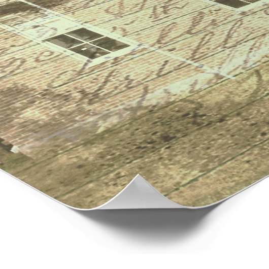 De Rode Brick School Poster (Hoek)