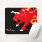 De Rode Bull-mousepad Muismat (Met muis)