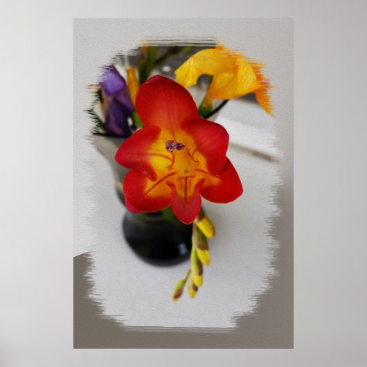 De rode diepheid poster (Voorkant)