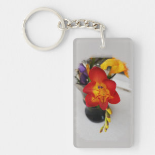 De rode diepheid sleutelhanger