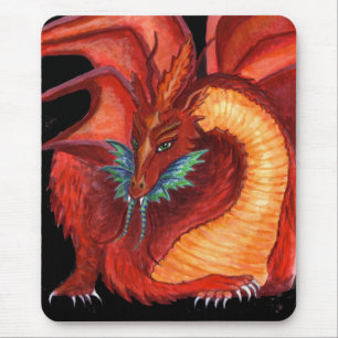 De rode draak muismat