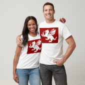 De rode draak t-shirt (Unisex)