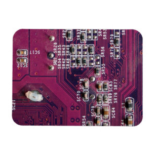 De rode Elektronische Raad van de Kring Magneet