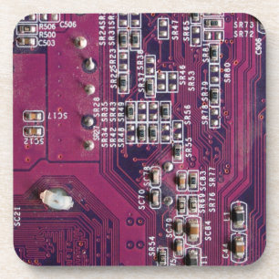 De rode Elektronische Raad van de Kring Onderzetter
