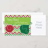 De rode en Groene Kaart van de Foto van de (Voorkant / Achterkant)