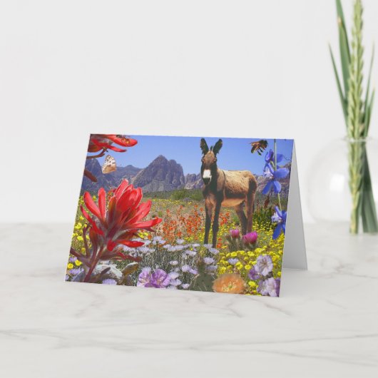 De rode fantasie van de Canion van de Rots Kaart (Voorkant)