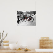 De rode fiets poster (Keuken)