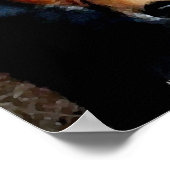 De Rode Fox van Arkansas Poster (Hoek)