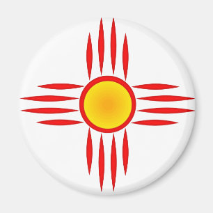 De rode God van de Zon Zia Magneet