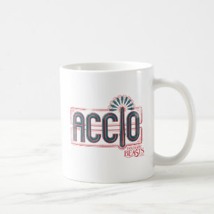De rode Grafische Werktijd van het Art deco ACCIO Koffiemok