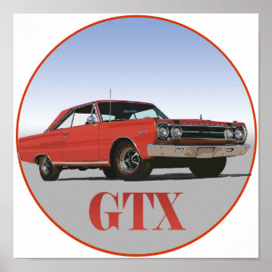 DE RODE GTX VAN 1967 POSTER
