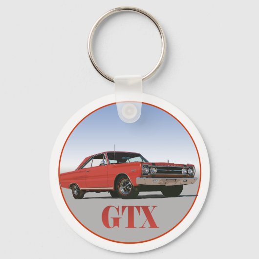 DE RODE GTX VAN 1967 SLEUTELHANGER (Voorkant)