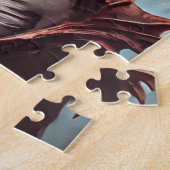 De Rode heks van de bergen fantastische kunst Legpuzzel (Zijkant)