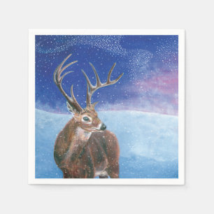 De rode herten (Cervus elaphus) Servet