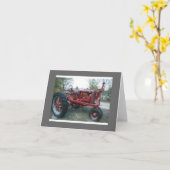 De rode Kaart van de Nota van de Tractor (Gele Bloem)
