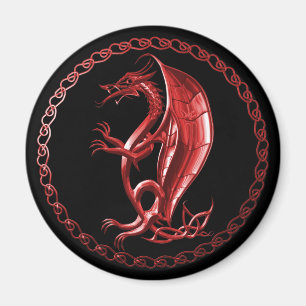 De rode Keltische Magneet van de Draak