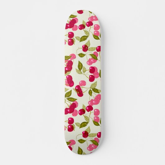 De rode kersen skateboard (Voorkant)