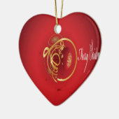 De rode kersttaartjes hebben een verlichte fijne d keramisch ornament (Links)