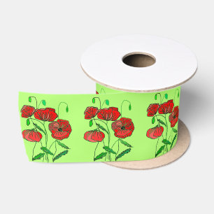 De rode Kunst van de Papaver - Lint
