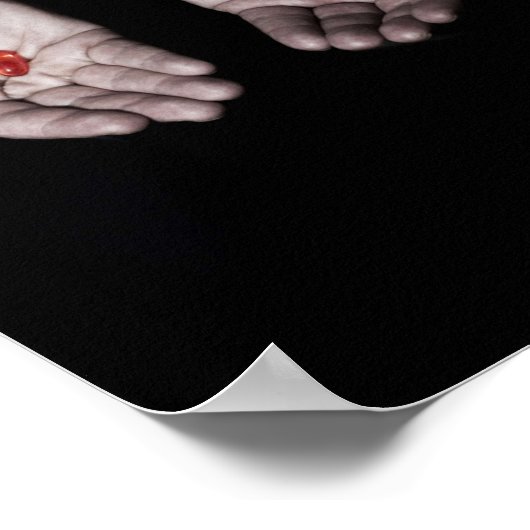 DE RODE MATRIX PIJL OF BLAUWE PIJL POSTER (Hoek)