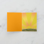 De rode of Groene Tractor dankt u nota neemt van Bedankkaart (Binnen)