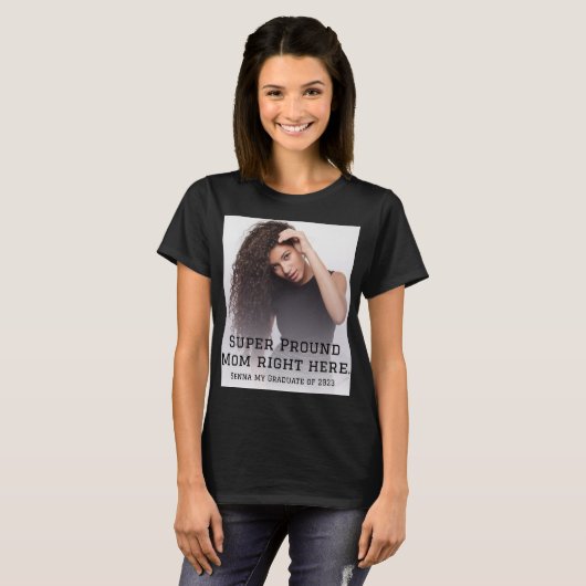 De rode ouder van afstuderen t-shirt (Voorkant volledig)