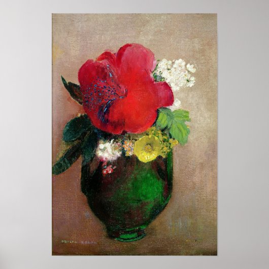 De rode papaver poster (Voorkant)