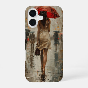De Rode Paraplu iPhone 16 Hoesje
