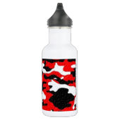 De Rode Patronen van de camouflage Waterfles (Rechts)