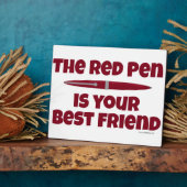 De Rode Pen is je beste vriend Fotoplaat (Zijkant)