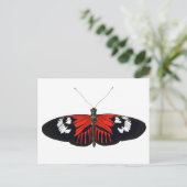 De Rode Postman Butterfly Briefkaart (Staand voorkant)