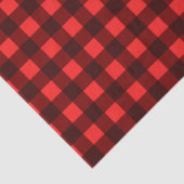 De rode Retro Plaid van het Geruite Schotse wollen Tissuepapier (Detail)