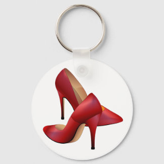 De rode schoenen sleutelhanger