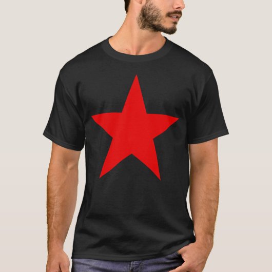 De Rode Ster van de Anarchie T-shirt (Voorkant)