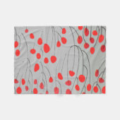 De rode STIPPEN deken (Voorkant (Horizontaal))