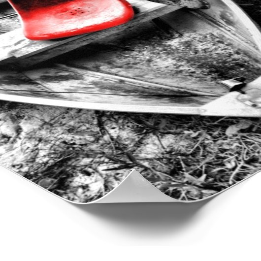 de rode stoel poster (Hoek)