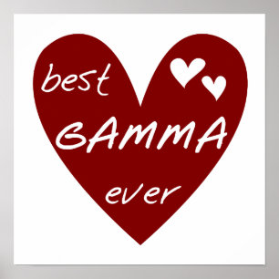 De rode T-shirts en de Giften van de Gamma's van Poster
