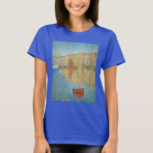 De Rode Ton by Paul Signac, Vintage-Pointillisme T-shirt